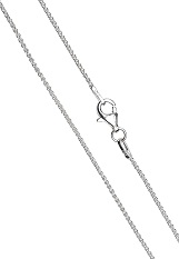 tiny gorgeous wheat rolo chain silver baby necklace